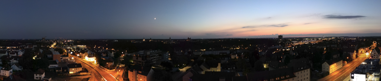 Abendstimmung über Ingolstadt